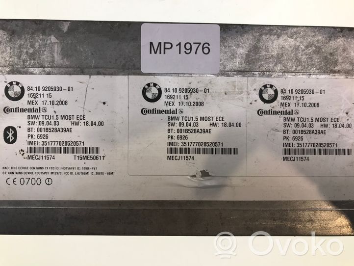 BMW X6 E71 Bluetooth modulis 9205930
