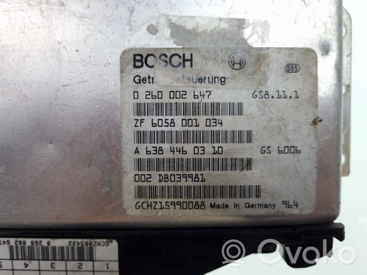 Mercedes-Benz Vito Viano W447 Pavarų dėžės valdymo blokas A6384460310