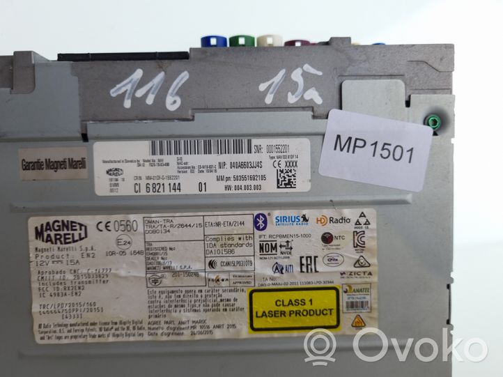 BMW 1 F20 F21 Unità di navigazione lettore CD/DVD 6821144