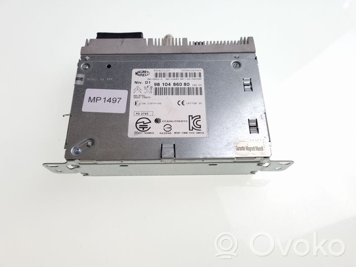 Citroen C4 II Picasso Navigacijos (GPS) valdymo blokas 9810486080