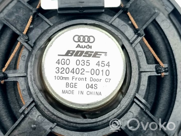Audi A7 S7 4G Haut-parleur de porte avant 4G0035454