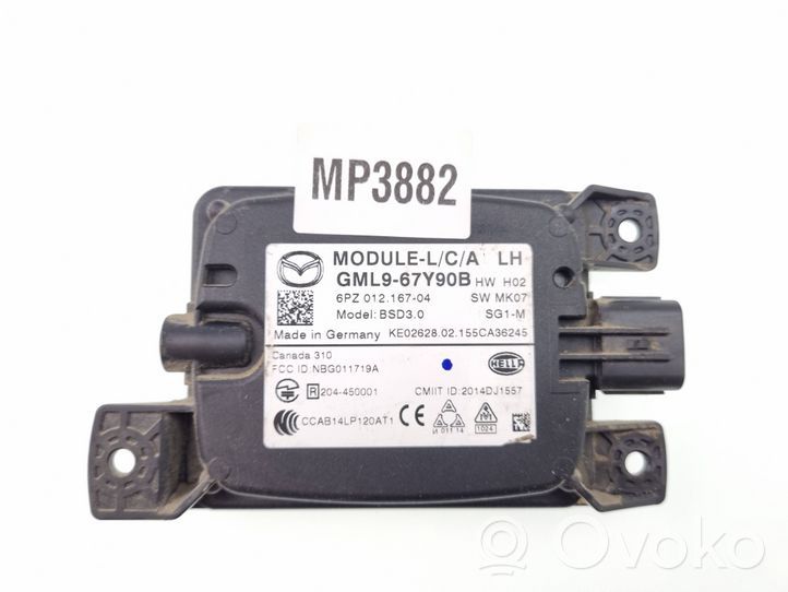 Mazda 6 Modulo di controllo del punto cieco 6PZ01216704