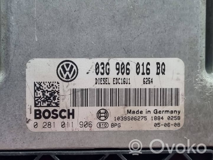 Volkswagen Touran II Sterownik / Moduł ECU 03G906016BQ