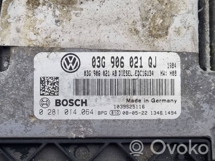 Volkswagen Golf V Sterownik / Moduł ECU 03G906021AB