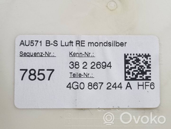 Audi A6 S6 C7 4G Rivestimento montante (B) (superiore) 4G0867244A