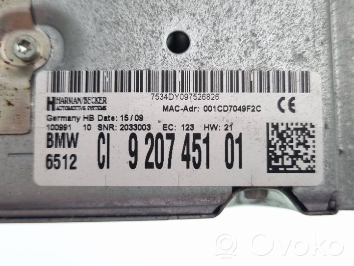 BMW 7 F01 F02 F03 F04 Unità principale autoradio/CD/DVD/GPS 9207451