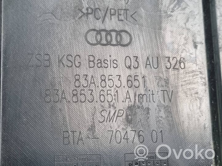 Audi Q3 F3 Etusäleikkö 83A853651A