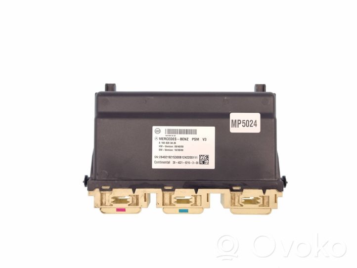 Mercedes-Benz GLE (W166 - C292) Module de commande de siège A1668203426