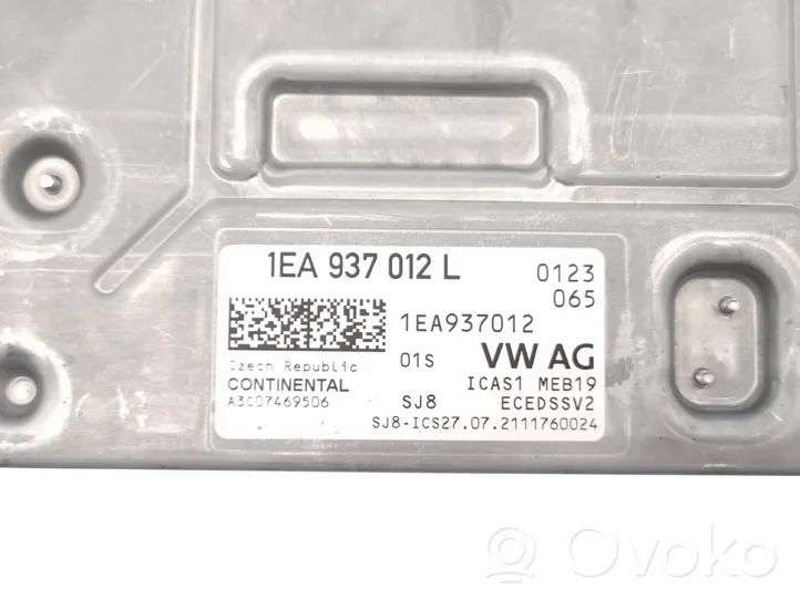 Volkswagen ID.3 Moduł sterowania Gateway 1EA937012L