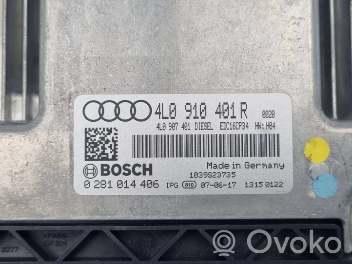 Audi Q7 4L Moottorin ohjainlaite/moduuli 4L0910401R