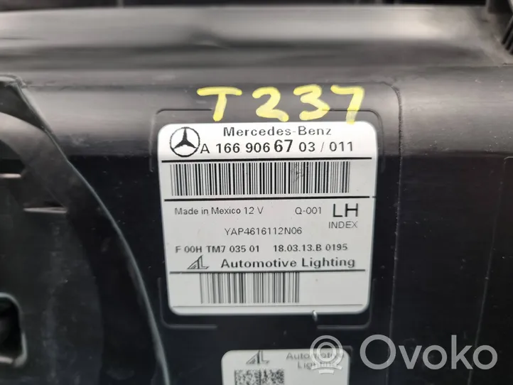 Mercedes-Benz GLS X166 Etu-/Ajovalo A1669066703