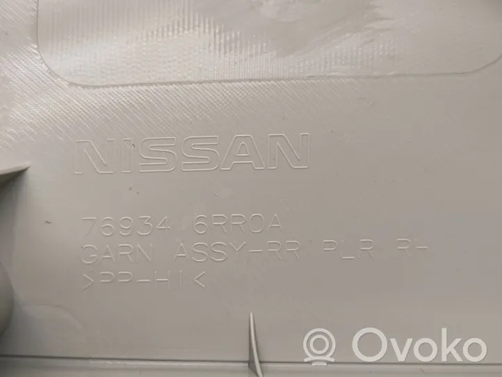 Nissan Rogue Dolny panel schowka koła zapasowego 769346RR0A