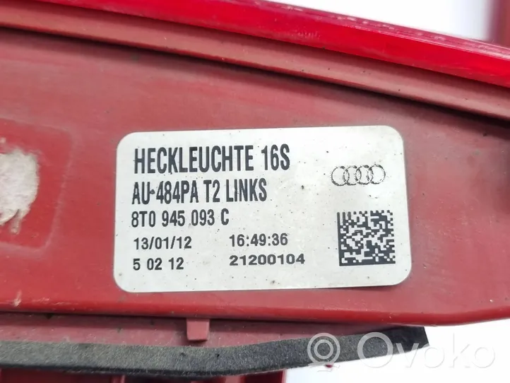 Audi A5 8T 8F Galinių žibintų komplektas 8T0945094C