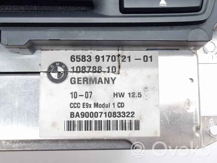 BMW 3 E92 E93 Radio/CD/DVD/GPS-pääyksikkö 9170721