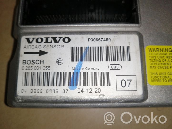 Volvo S60 Centralina/modulo airbag 30667469