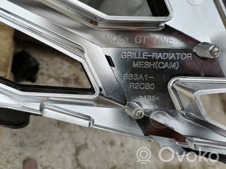 KIA Sportage Grille calandre supérieure de pare-chocs avant 863A1R2CB0