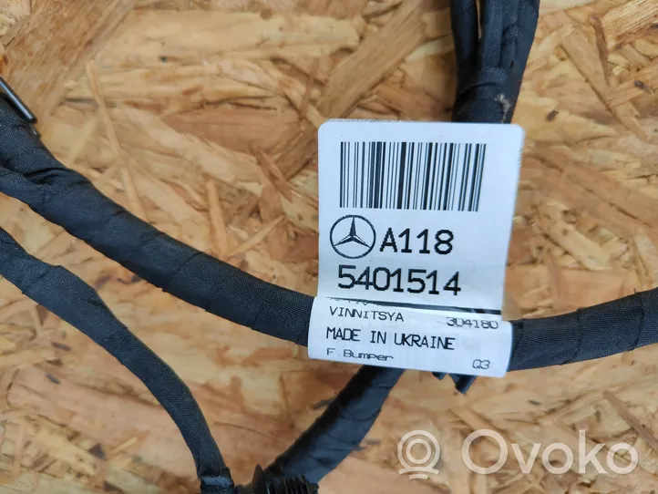 Mercedes-Benz CLA C118 X118 Faisceau câbles PDC A1185401514