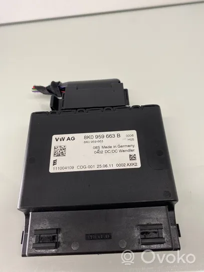 Audi A4 S4 B8 8K Module convertisseur de tension 8K0959663B