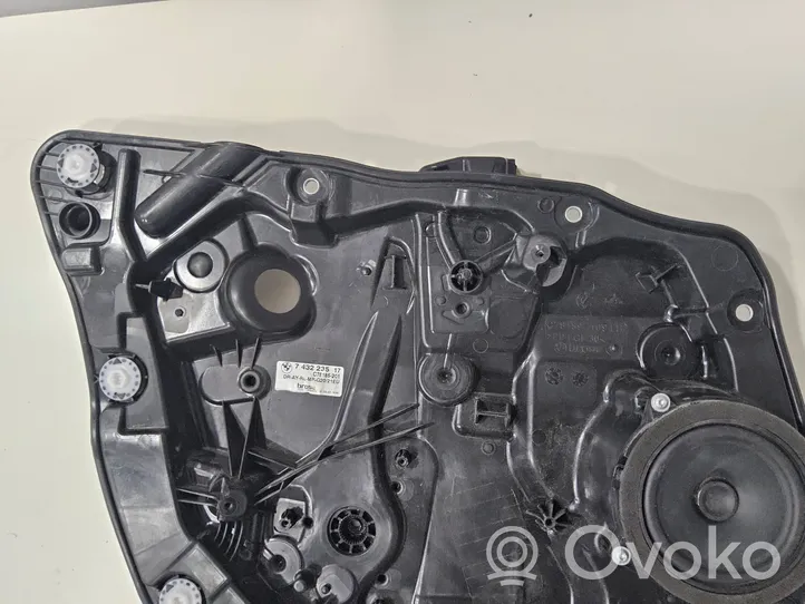 BMW 3 G20 G21 Mécanisme lève-vitre de porte arrière avec moteur 7432235