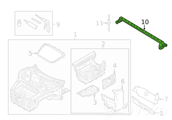 Porsche Cayman 982 Altra parte esteriore 9P1804471A