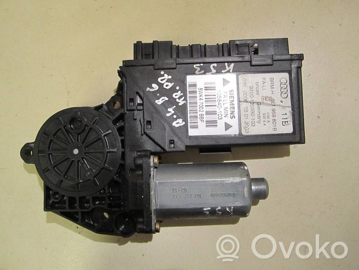 Audi A4 S4 B6 8E 8H Motorino alzacristalli della portiera anteriore 8E1959801B