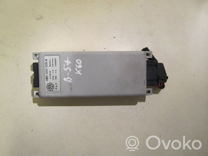 Volkswagen PASSAT B5.5 Sterownik / Moduł sterujący telefonem 3B0035729A