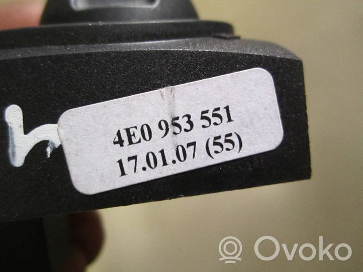 Audi A6 S6 C6 4F Stūres augstuma vadības slēdzis 4E0953551