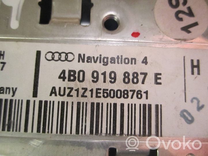 Audi A4 S4 B7 8E 8H Unità di navigazione lettore CD/DVD 4B0919887E