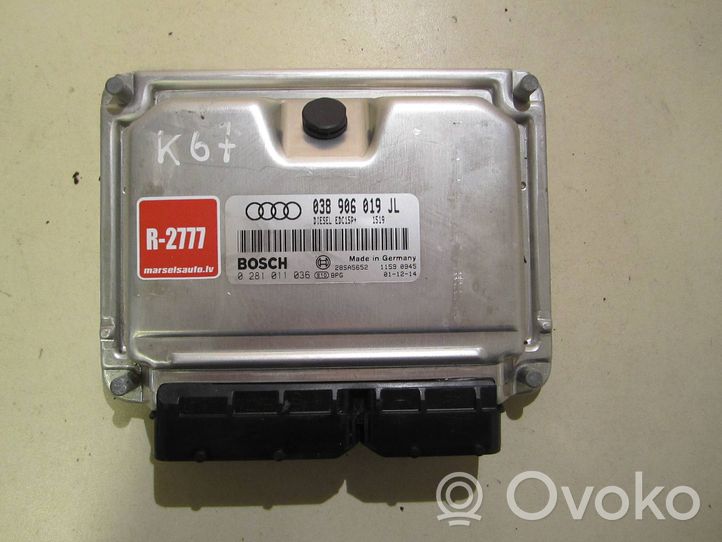 Audi A4 S4 B6 8E 8H Calculateur moteur ECU 038906019JL