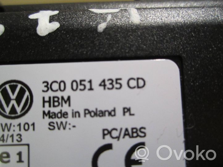 Volkswagen PASSAT B7 Phone control unit/module 3C0051435CD