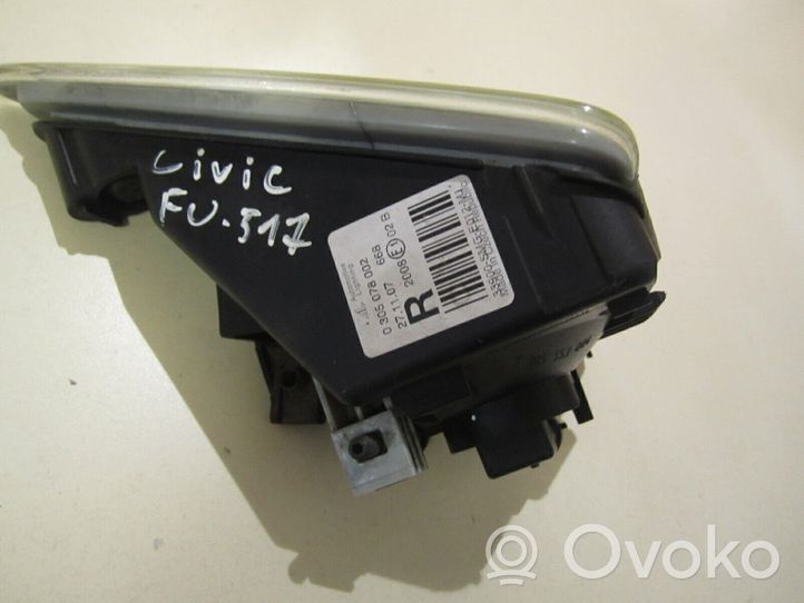 Honda Civic Światło przeciwmgłowe przednie 33900SMGE012M1