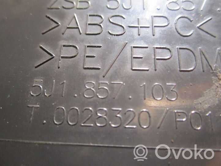 Skoda Roomster (5J) Set vano portaoggetti 5J1857103