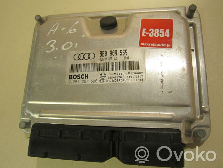 Audi A4 S4 B6 8E 8H Variklio valdymo blokas 8E0909559