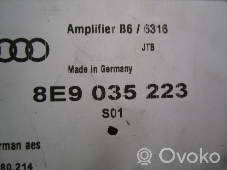 Audi A4 S4 B6 8E 8H Amplificatore 8E9035223