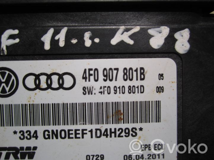 Audi A6 S6 C6 4F Moduł / Sterownik hamulca ręcznego 4F0907801B