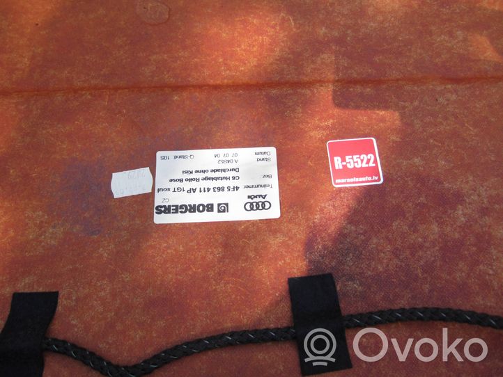 Audi A6 S6 C6 4F Electric rear window sunshade cover 4F5863411AP