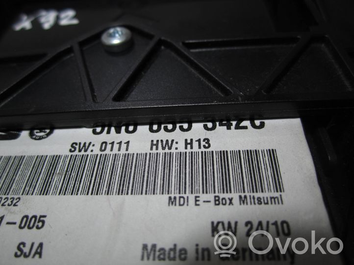 Volkswagen PASSAT B6 Мультимедийный контроллер 5N0035344B