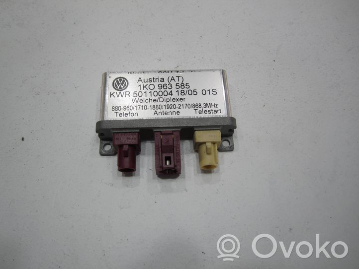 Volkswagen Touran I Aerial antenna amplifier 1K0963585