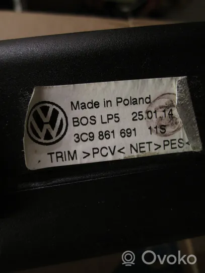 Volkswagen PASSAT B6 Rete portaoggetti del bagagliaio/baule 3C9861691