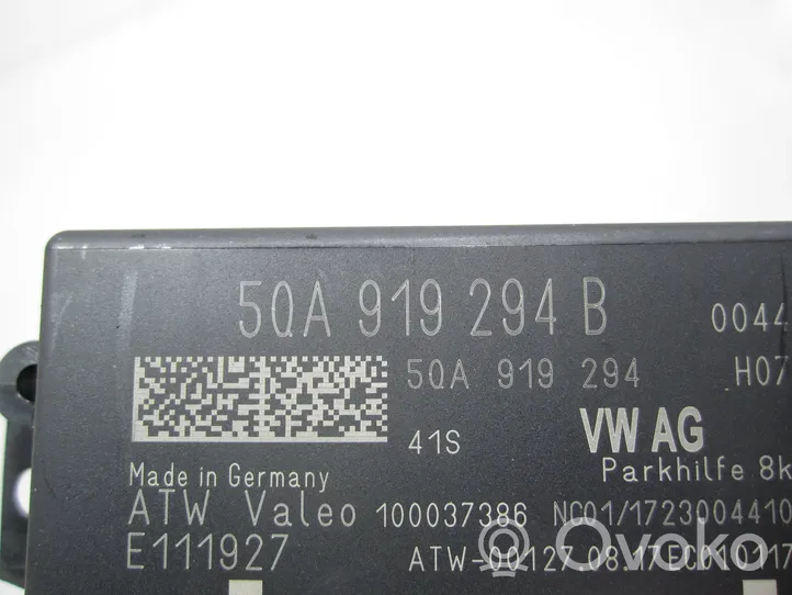 Volkswagen PASSAT B8 Sterownik / Moduł parkowania PDC 5QA919294B