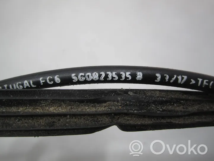 Volkswagen PASSAT B8 Engine bonnet/hood lock release cable 5G0823535B