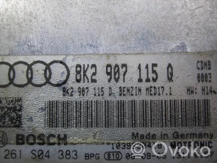 Audi A4 S4 B8 8K Moottorin ohjainlaite/moduuli 8K2907115Q