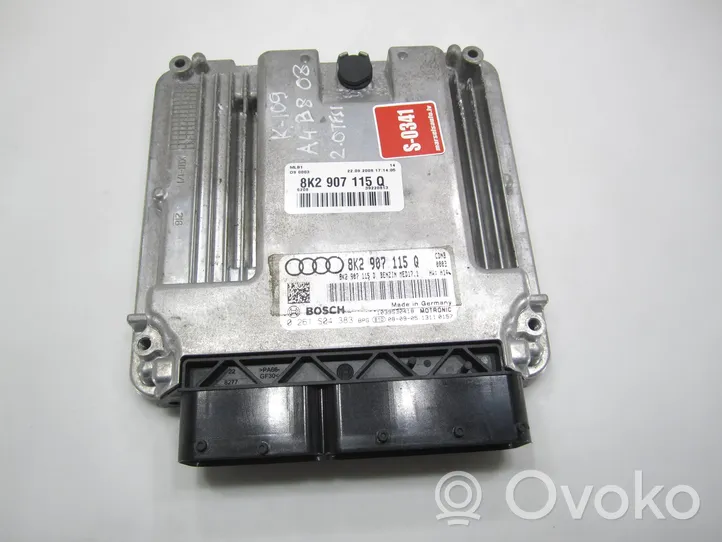 Audi A4 S4 B8 8K Moottorin ohjainlaite/moduuli 8K2907115Q