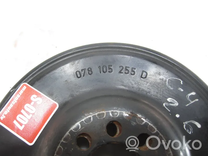 Audi A6 S6 C4 4A Crankshaft pulley 078105255D