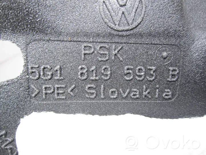 Volkswagen Golf VII Panelės apdailos skydas (apatinis) 5G1819593B