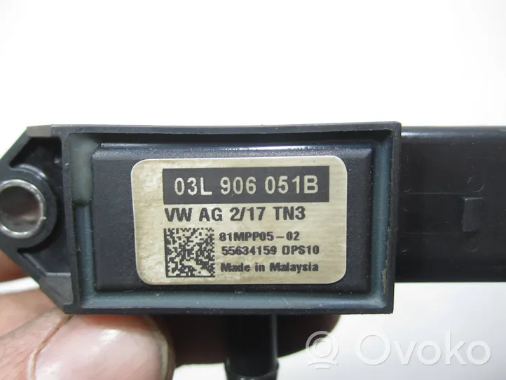 Volkswagen PASSAT B8 Sensor de presión del escape 03L906051B