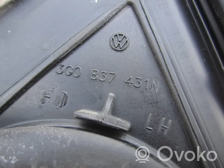 Volkswagen PASSAT B8 Junta de goma de la ventana/luna de la puerta delantera 3G0837431N