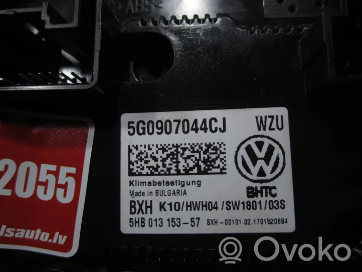 Volkswagen PASSAT B8 Ilmastoinnin ohjainlaite 5G0907044CJ