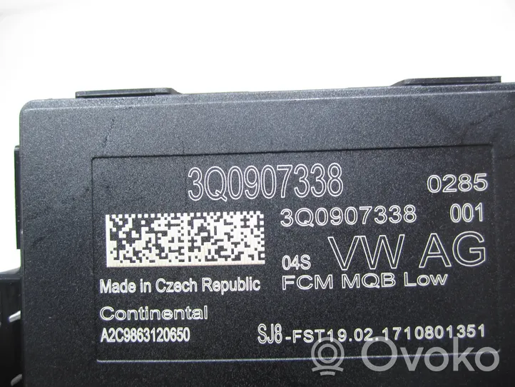 Volkswagen PASSAT B8 Gateway control module 3Q0907338