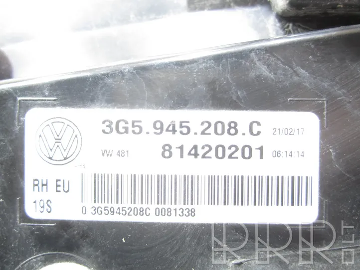 Volkswagen PASSAT B8 Задний фонарь в кузове 3G5945208C